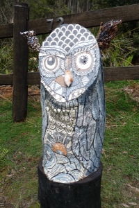 Gatepost Sculpture - Bruny Island Bird Festival